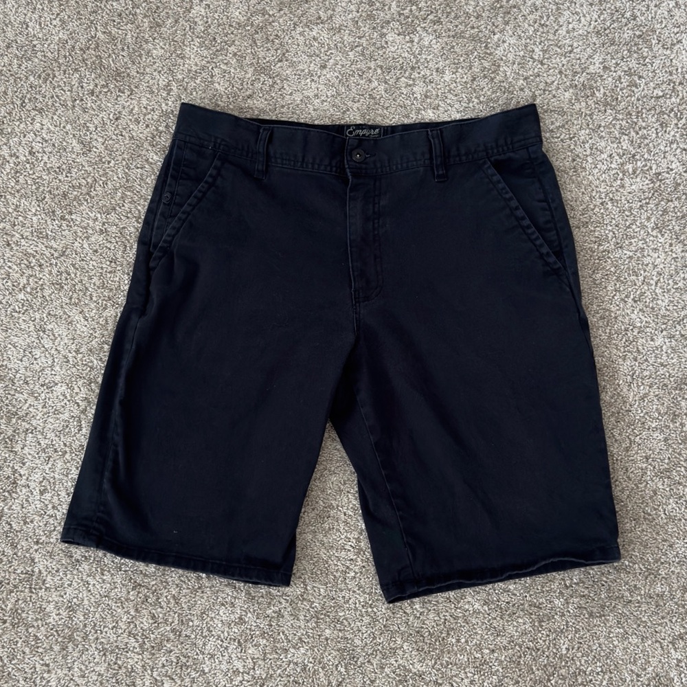 Mens Empyre Black Shorts Size 34